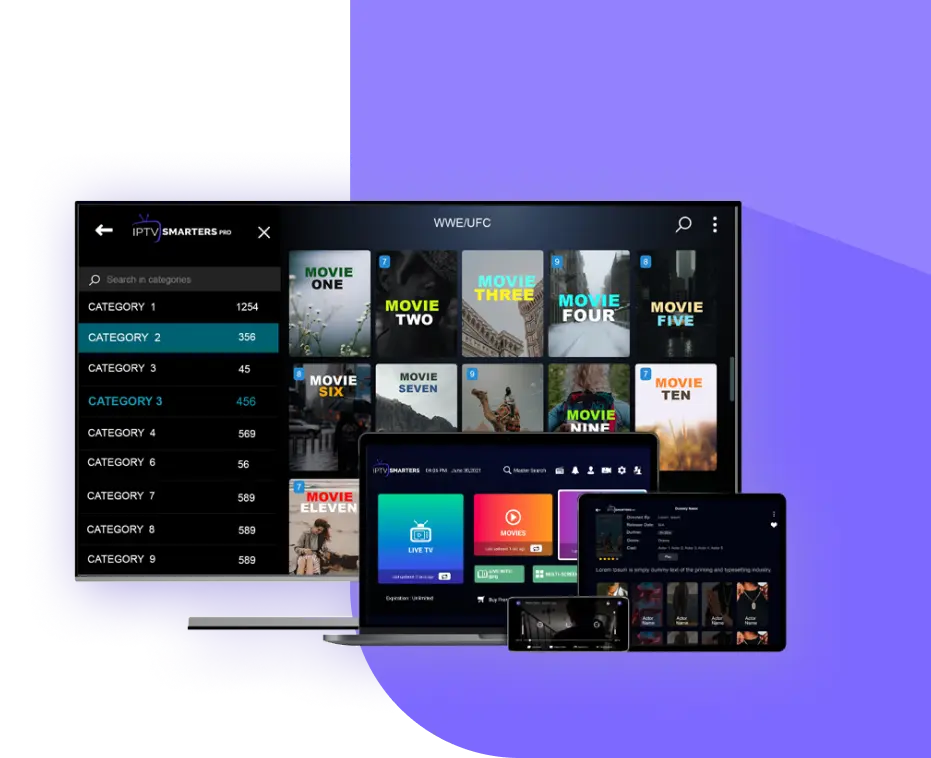 IPTV DOM TOM compatible Smart TV, Firestick, smartphone et IPTV Smarters Pro